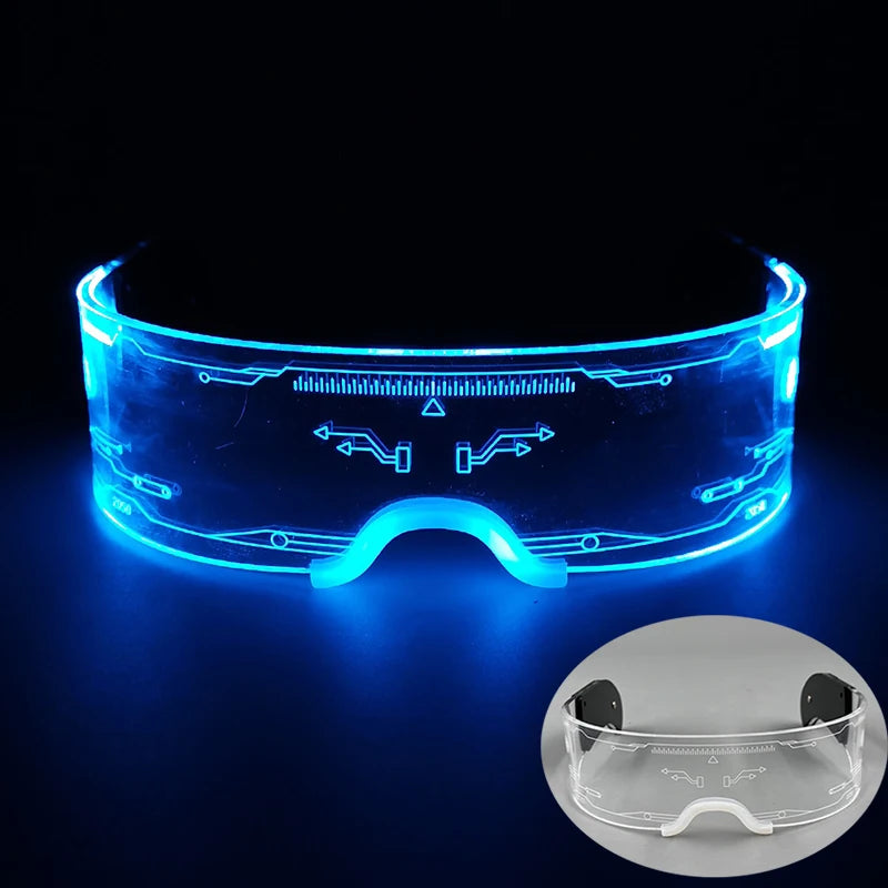 New Colorful LED Glasses Women Men Decor Eyewear Luminous Party Glasses Glowing For Rave Night Club Bar Dancing Party