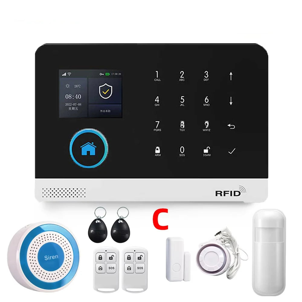 PG-103 Wi-Fi/GSM Home Alarm System - Kit Options