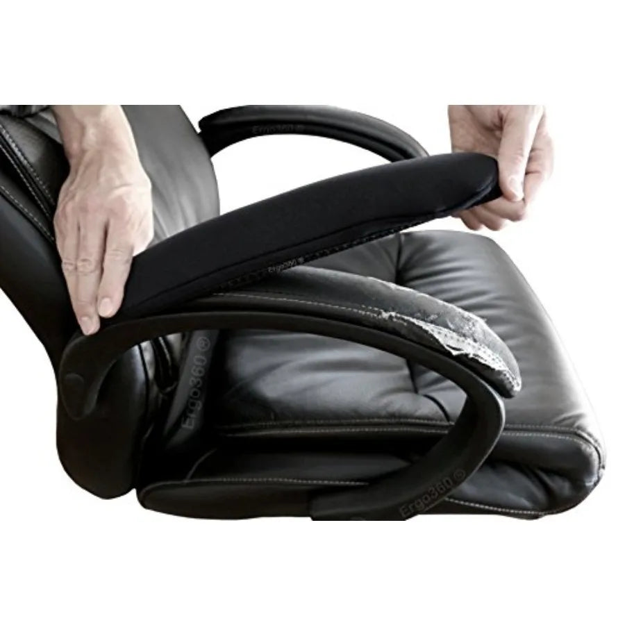 Juego de 2 fundas de neopreno para reposabrazos de silla, ajuste elástico para almohadillas de 13" a 17"