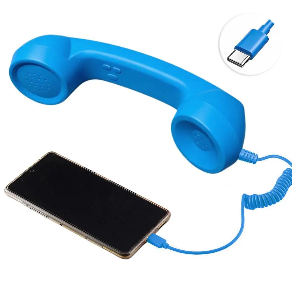 Auricular telefónico con micrófono y conector Type-C