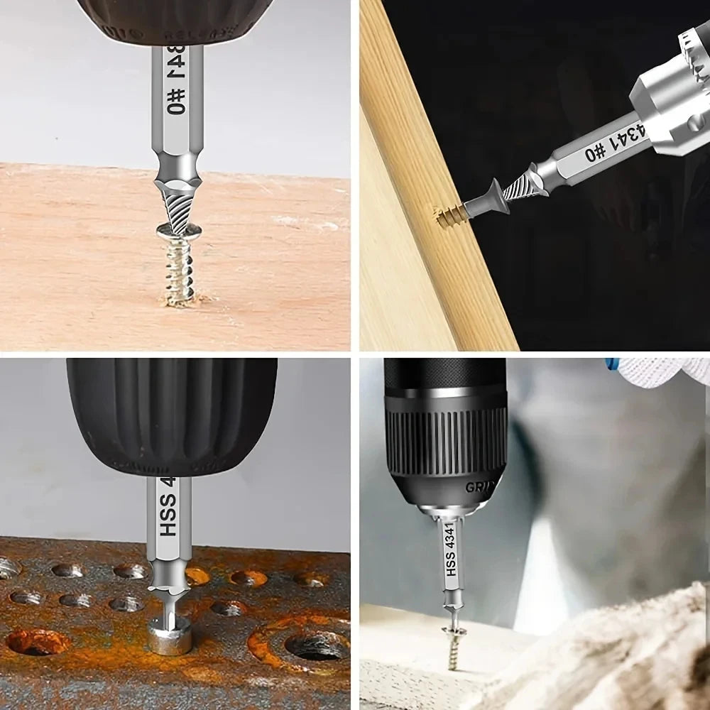 Double-Ended Damaged Screw Extractor Set