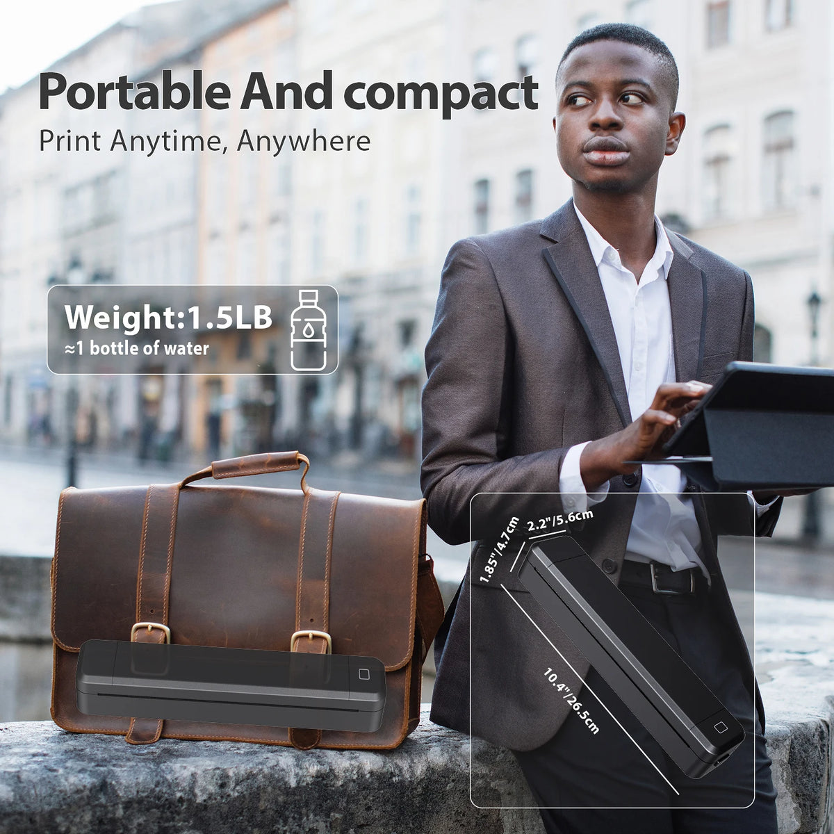 Portable Bluetooth A4 Thermal Printer