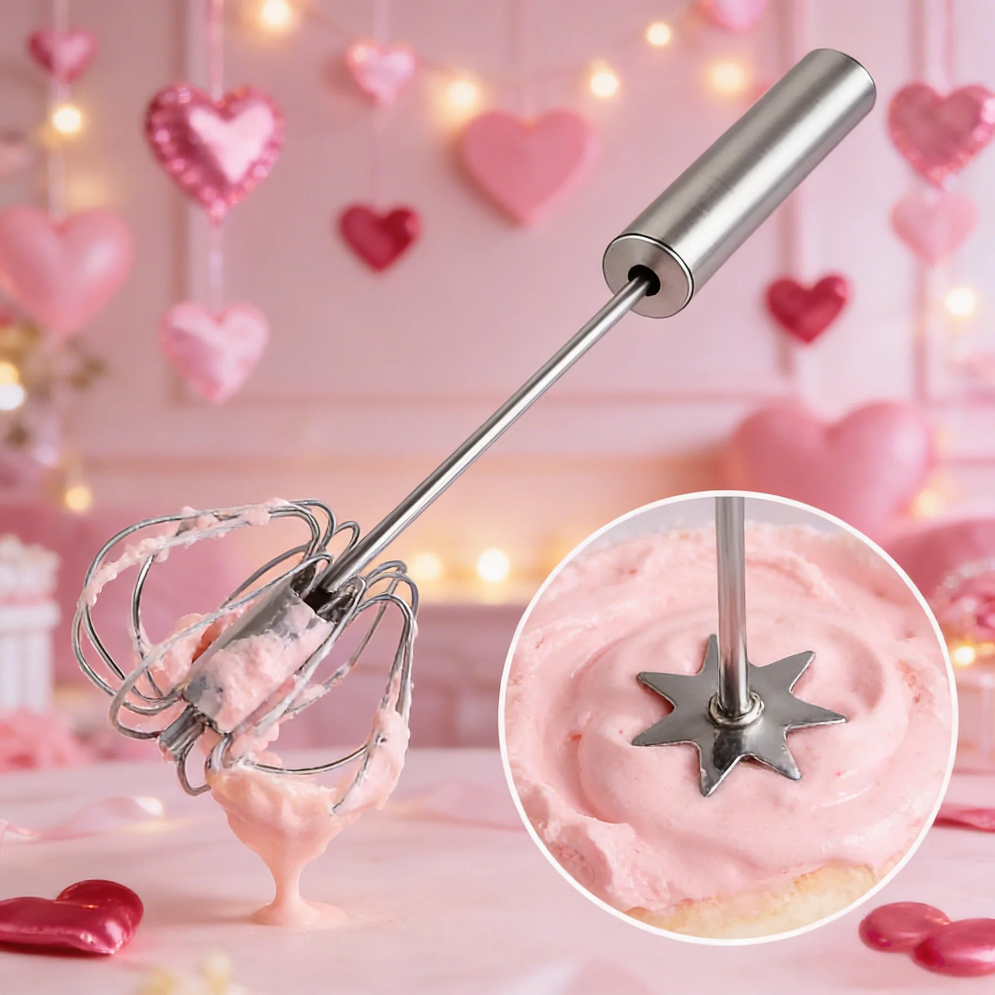 Handheld Electric Whisk for Baking, Eggs, Cream and Drinks