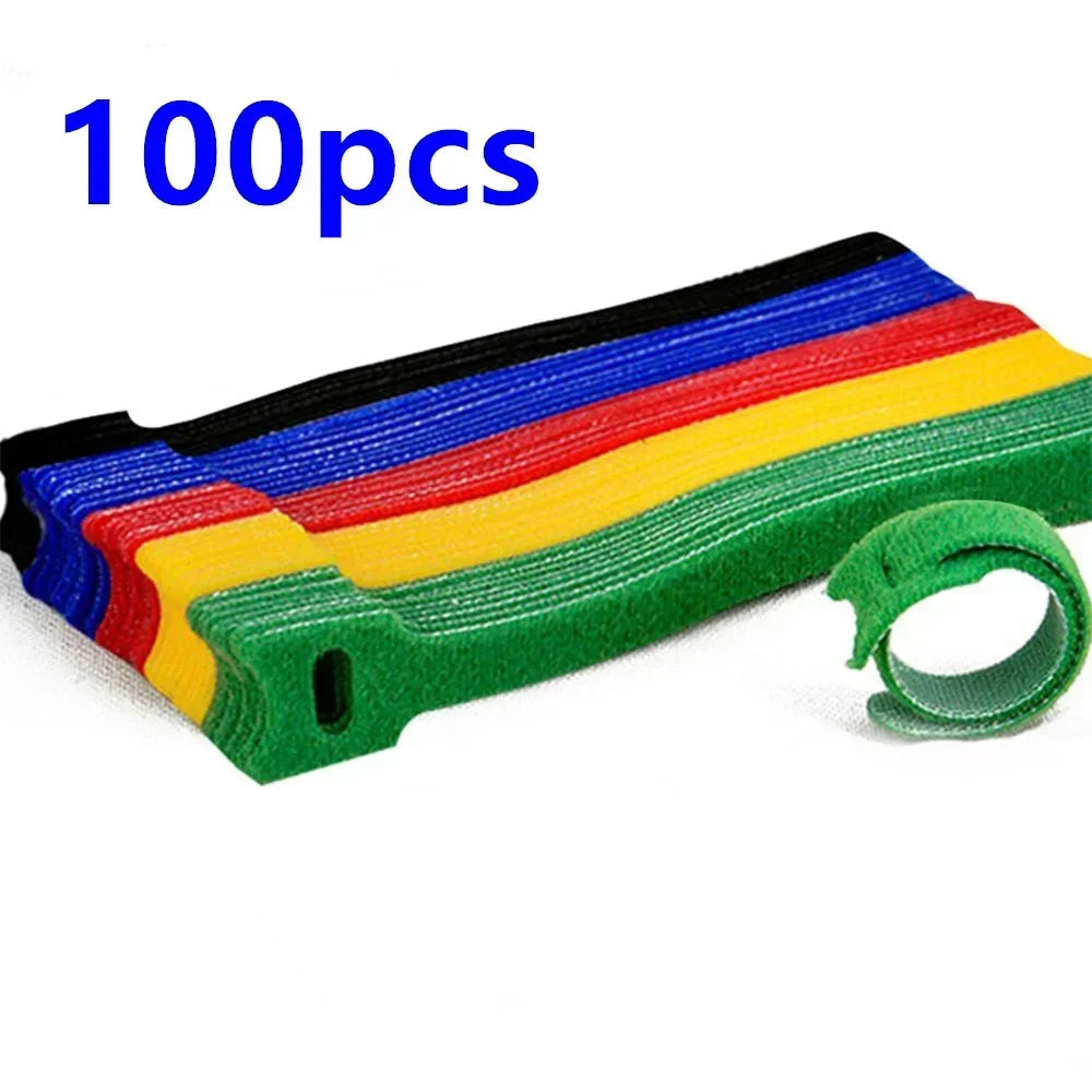 Reusable Nylon Cable Wraps - 50 or 100 Pack