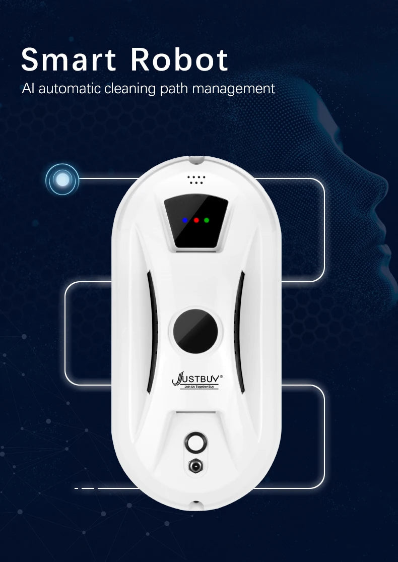 Window Robot Vacuum Cleaner Auto Working Electric Glass Limpiacristales Remote Control For Home