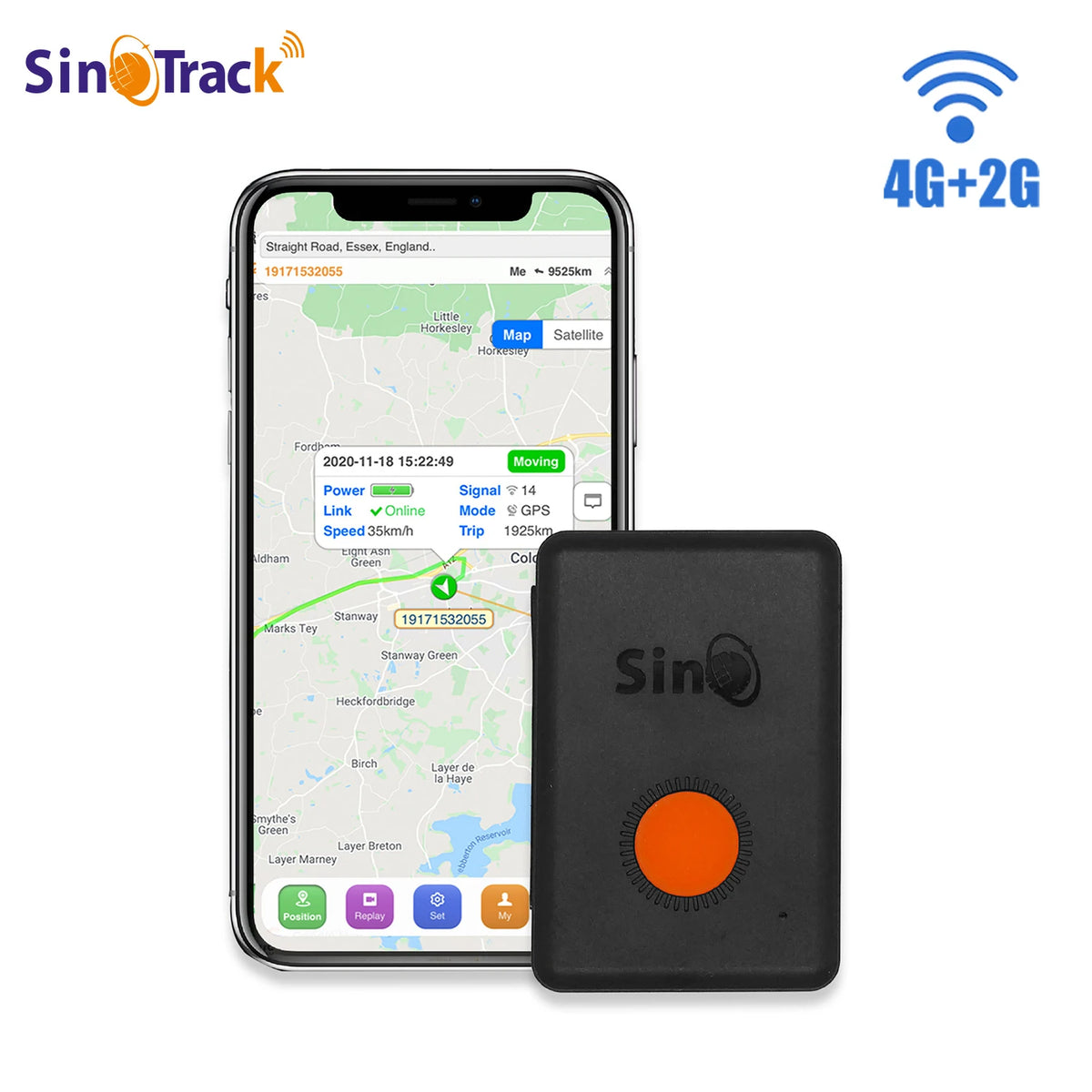 2G/4G GPS Tracker Mini Waterproof with Built-In Battery