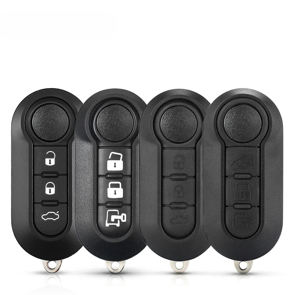3 tlačidlový upravený diaľkový kľúč pre Fiat 500 Panda Punto Bravo Stilo Ducato, Citroën Jumper, Peugeot Boxer, SIP22 Flip Key