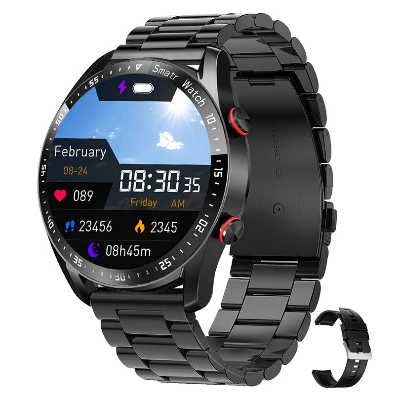2025 New Outdoor Sports Smart Watch Men GT Series 1.53 inch AMOLED Screen Sports Watch ECG+PPG Health Smartwatch Man For Huawei