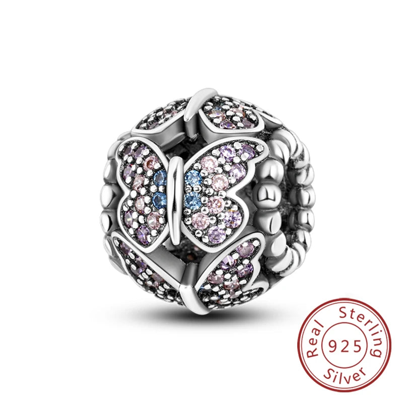 Sterling Silver Firefly Bee Butterfly Hummingbird Charms