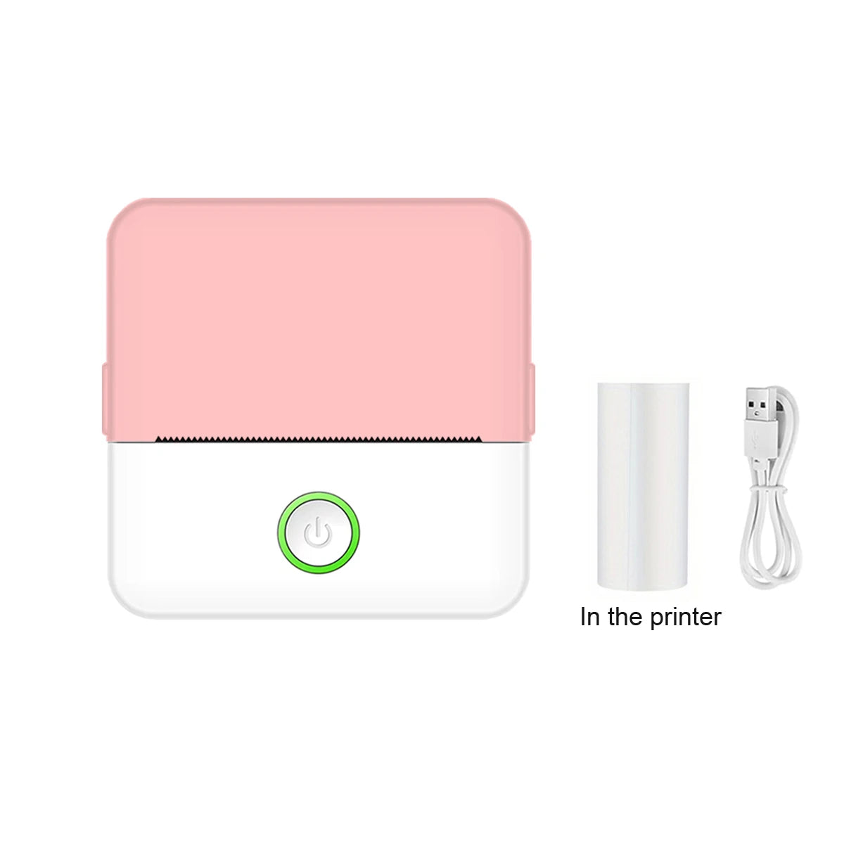 Mini drukarka etykiet termicznych Bluetooth, 203 dpi