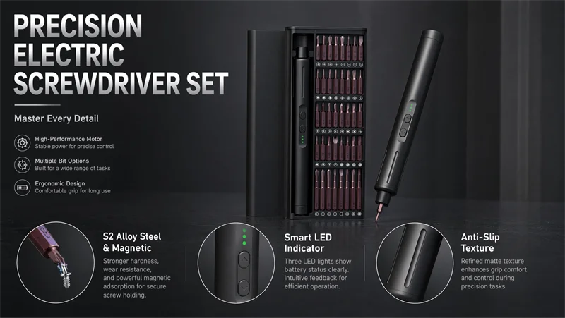 42-in-1 Rechargeable Precision Screwdriver Kit