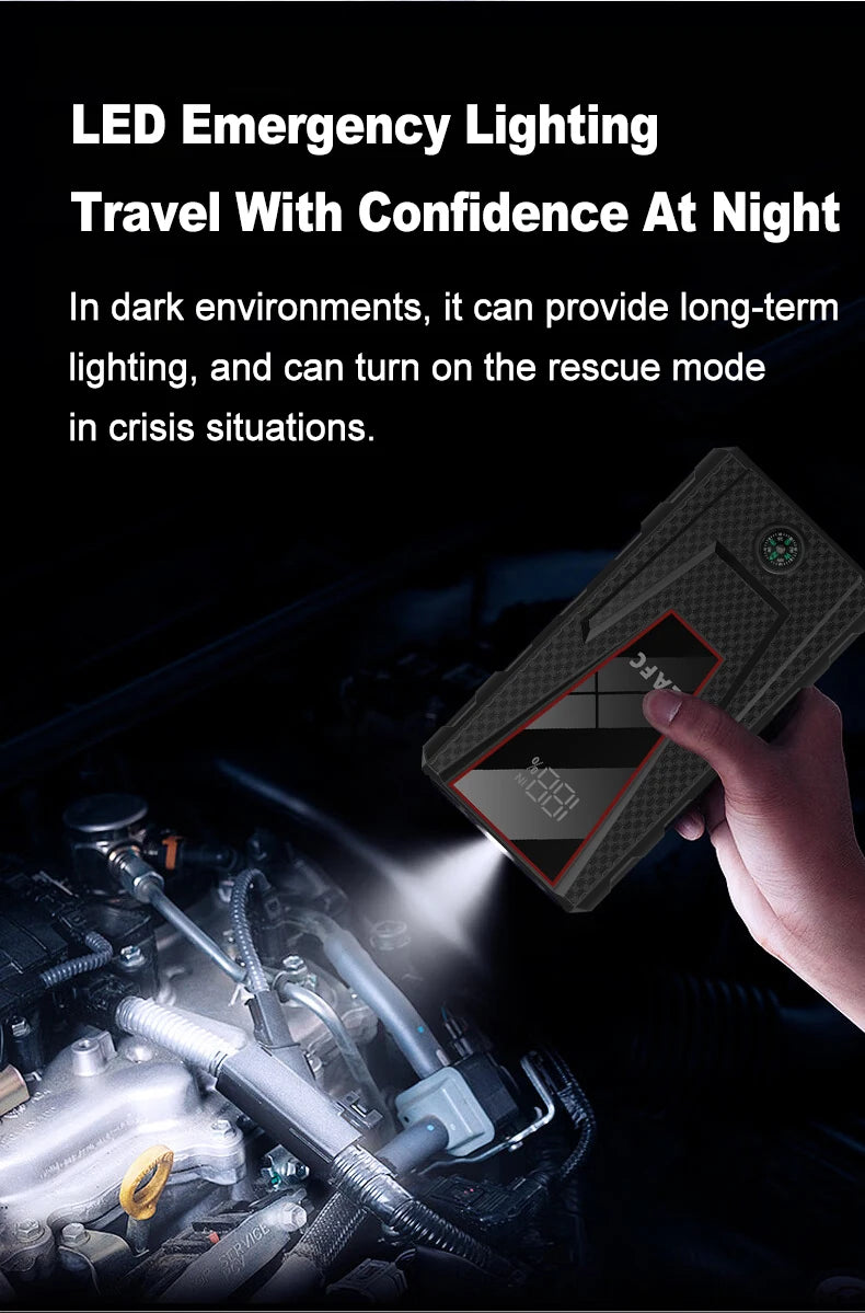 Prenosný štartér auta 1200A Power Banka