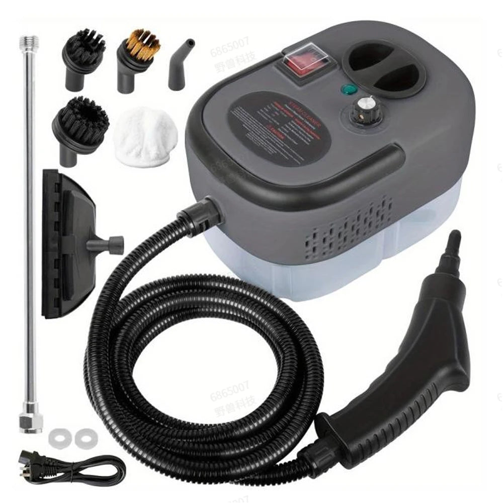 2500W Handheld Steam Cleaner with 1200ml Tank and Accessories
