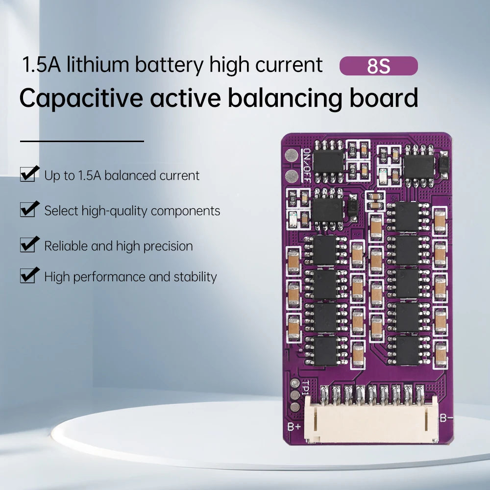 1.5 A Active Battery Balancer Board, 3S to 21S Lithium