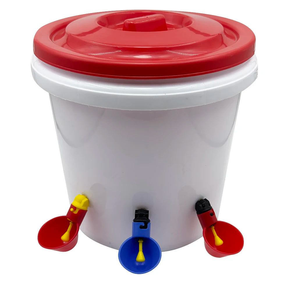 Peck-Operated Poultry Drinking Cups, Style and Pack Options