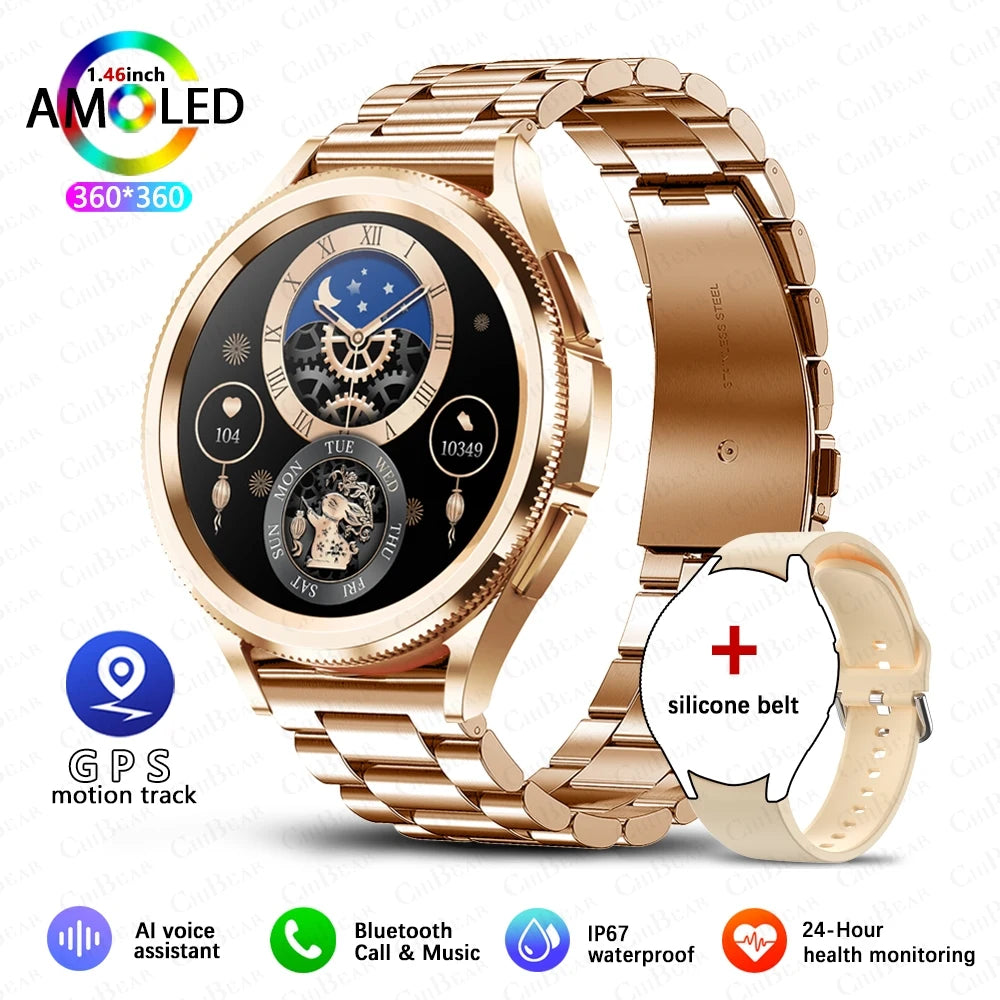 1.46-Inch Round Smartwatch with Calling Features