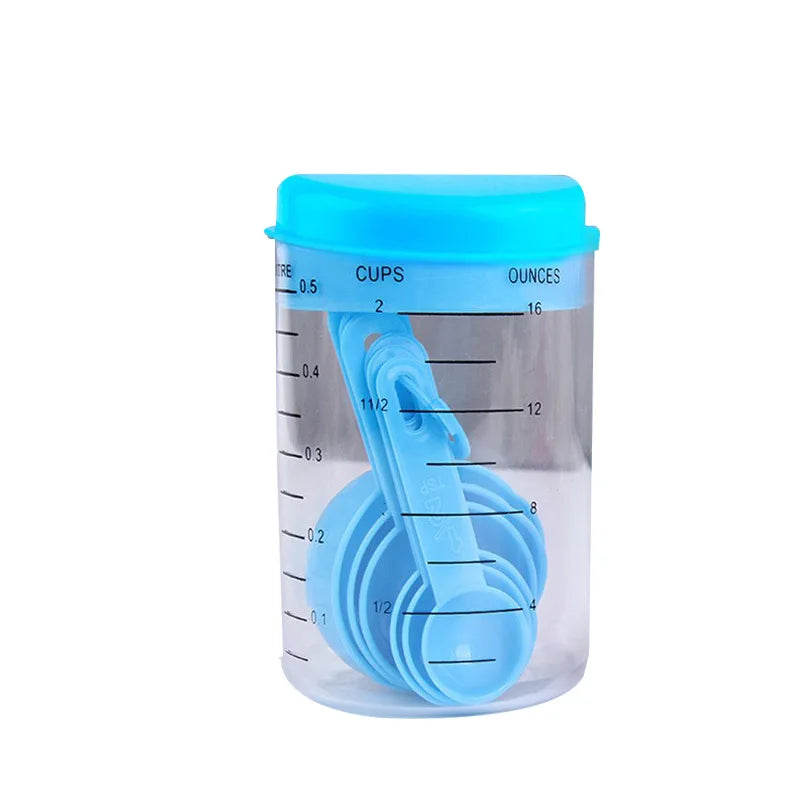 7-Piece Kitchen Measuring Set, Pink or Blue