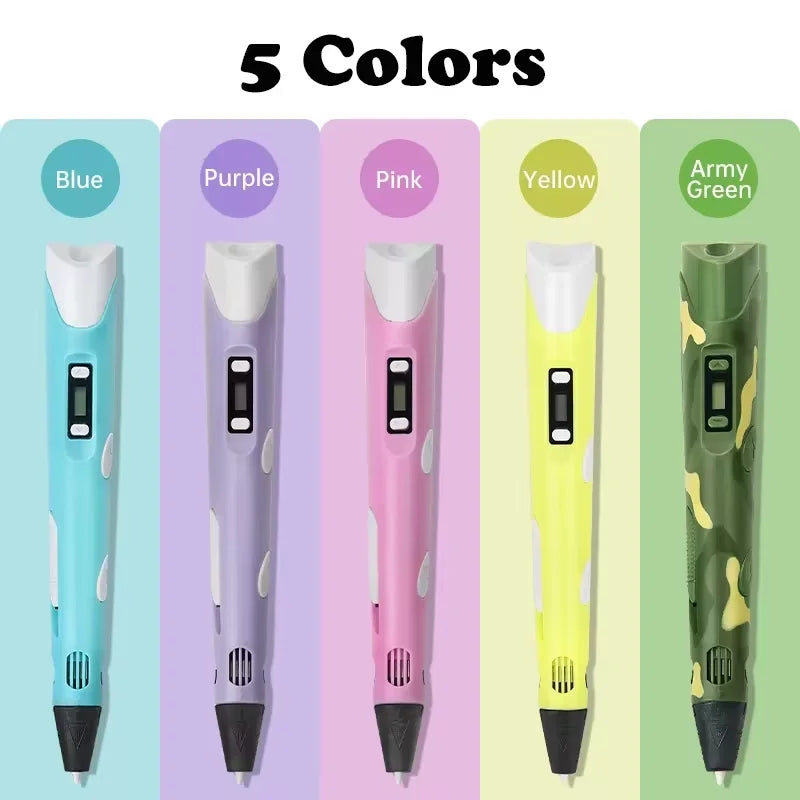 USB-Powered 3D Drawing Pen for 1.75mm PLA