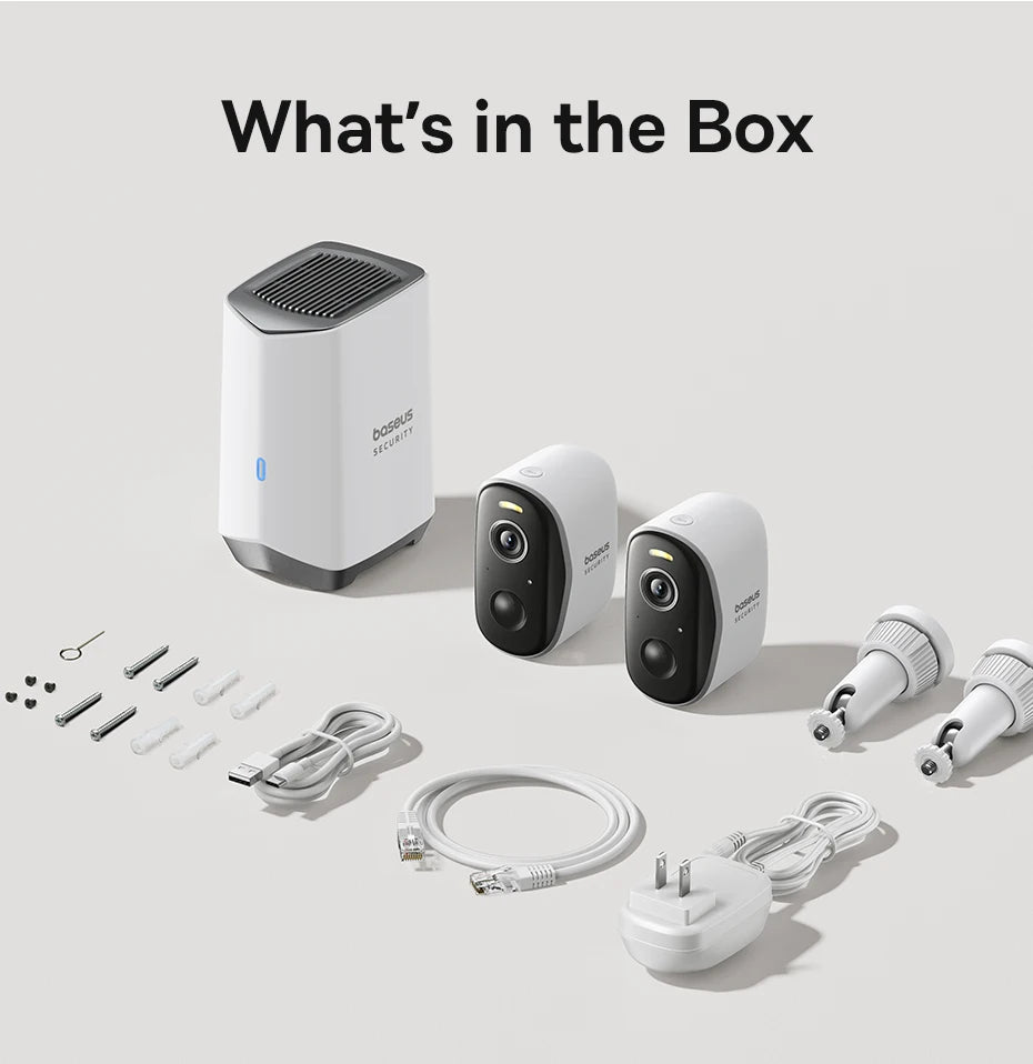 Wireless 2K Security Camera System with 210-Day Battery (2-Cam Kit)