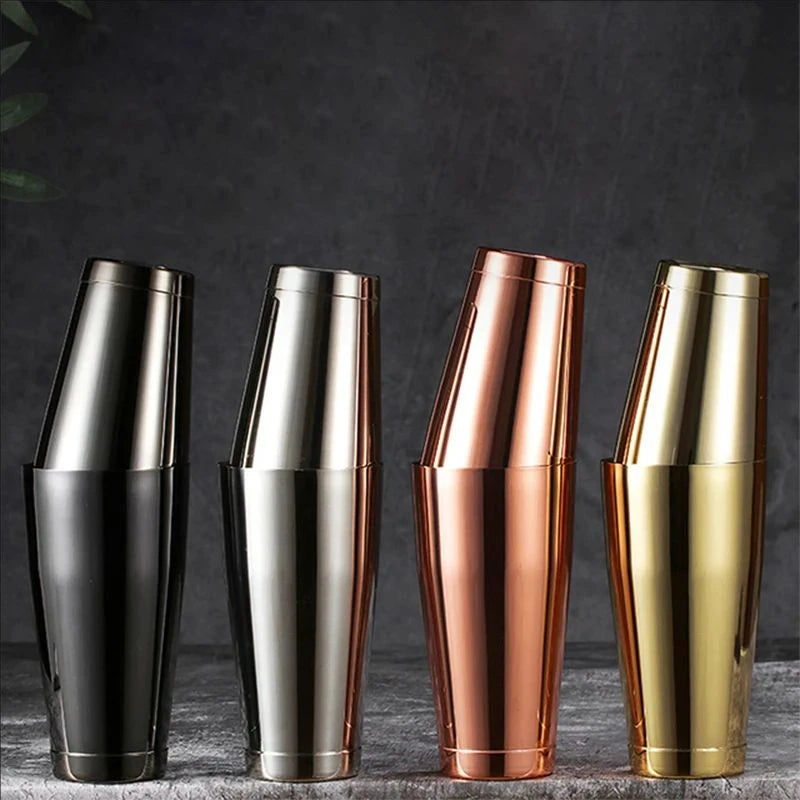 Dvodijelni shaker od nehrđajućeg čelika - 550/750 ml