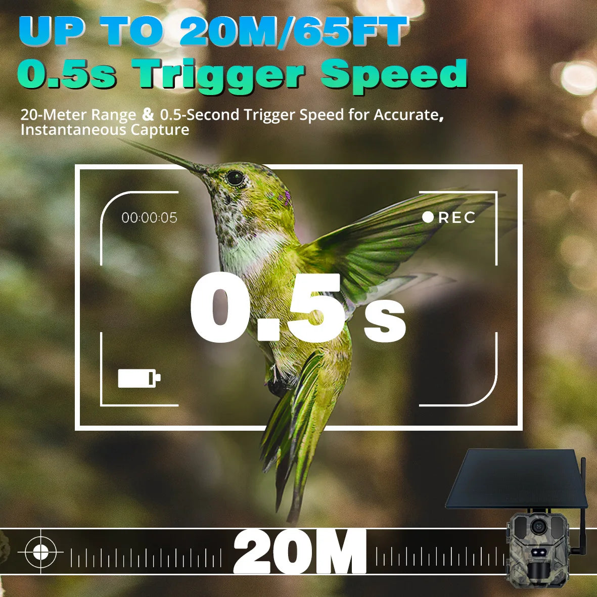 Mini900Pro 4G Outdoor Hunting Camera with 2K Remote Control