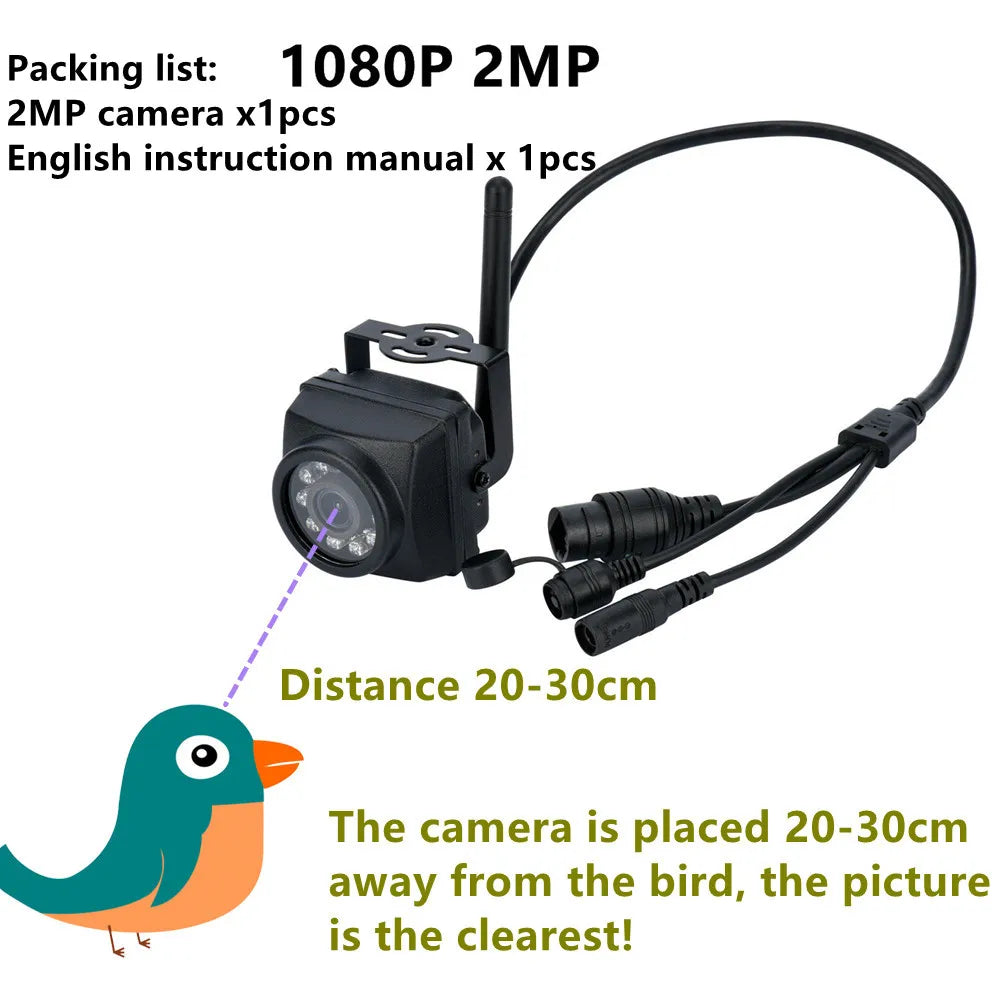 Mini WiFi Security Camera 5MP Night Vision and Motion Detection