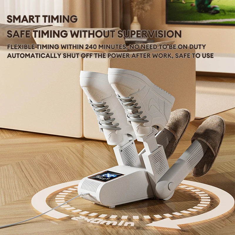 Folding Electric Shoe Dryer - EU or US Plug