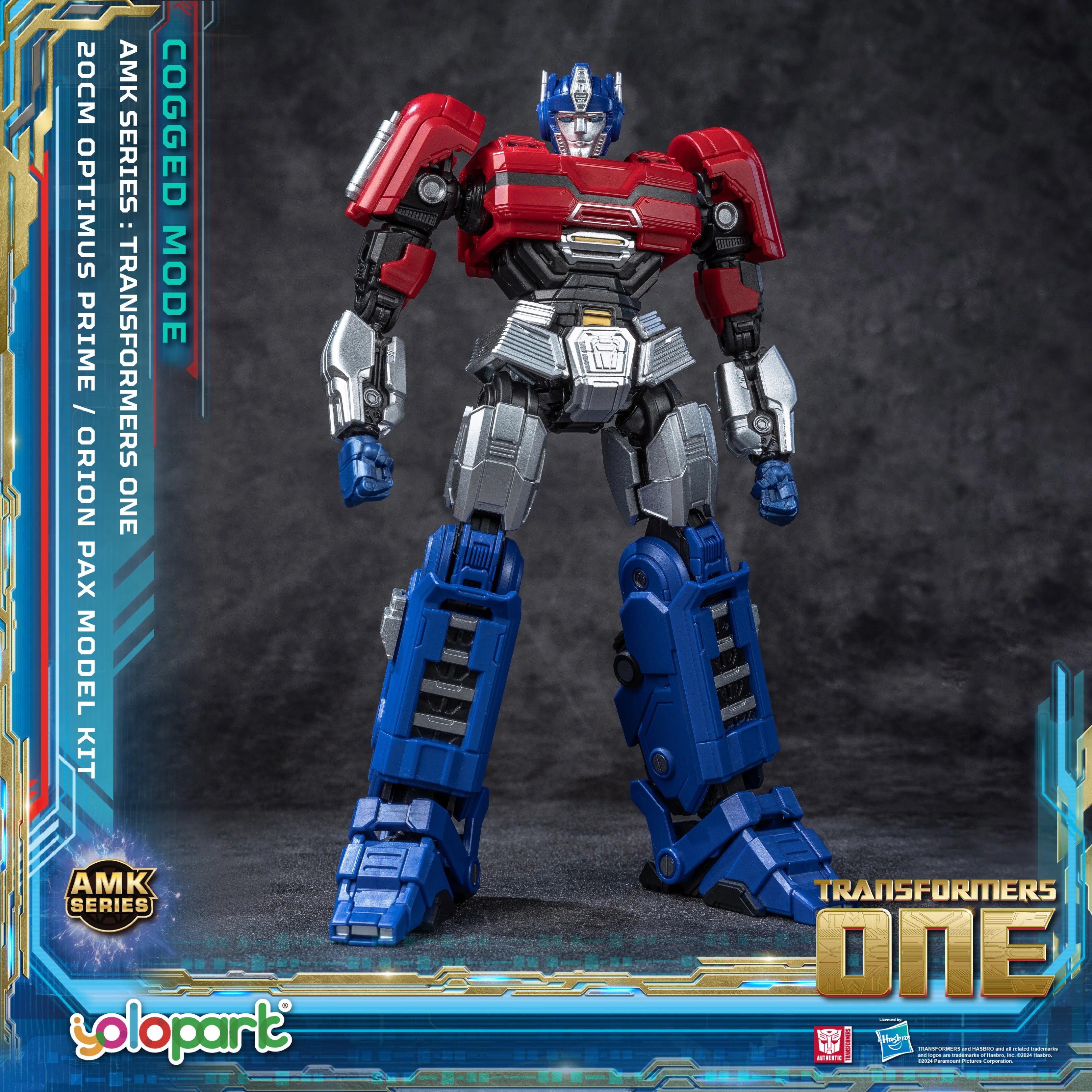 YOLOPARK Transformers Optimus Prime figurka v ozubeném režimu