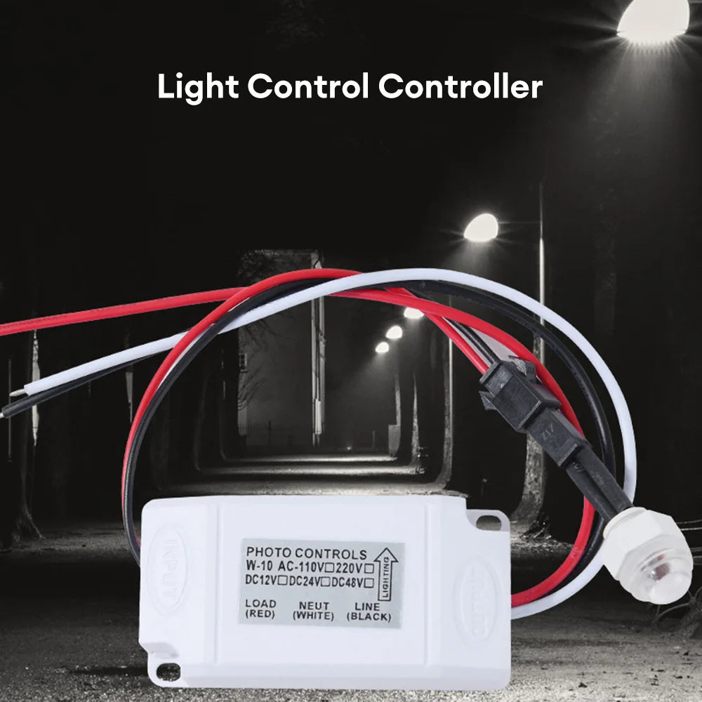 AC110V~220V fotóelektromos érzékelő utca/LED automata kapcsoló, nagy érzékenységű vízálló érzékelő modul, fotocella kapcsoló