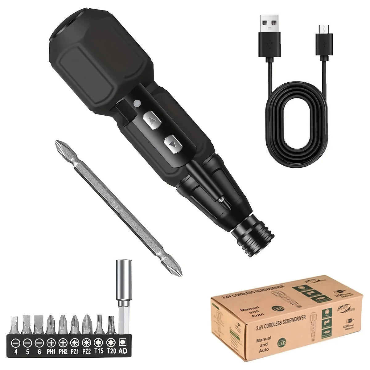 Rechargeable Cordless Screwdriver - Colour Options