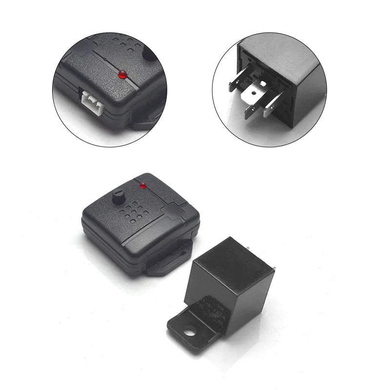 Universal Car Alarm System with Remote & App Keyless Entry Control