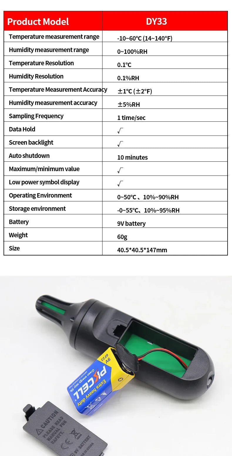 DY38 digitale geluidsniveaumeter