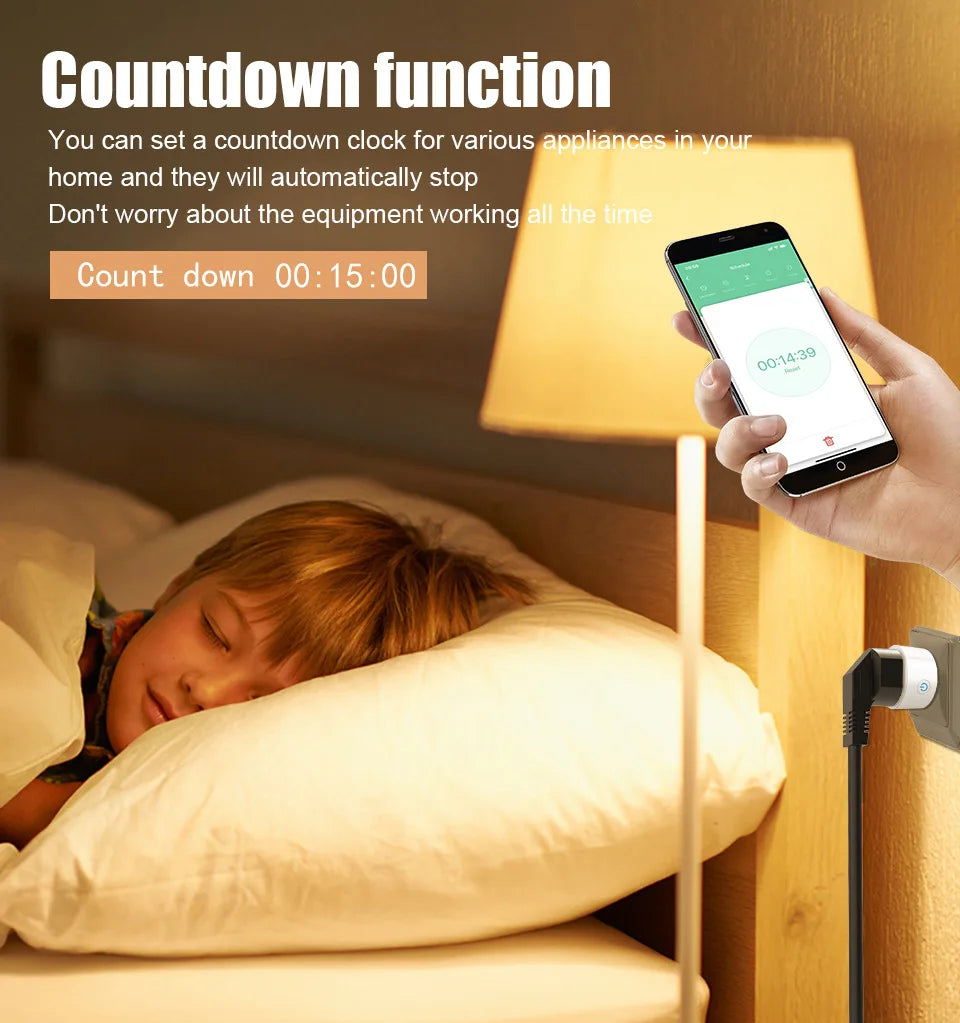 Tuya Wi-Fi Smart Plug Adapter - Regional Options
