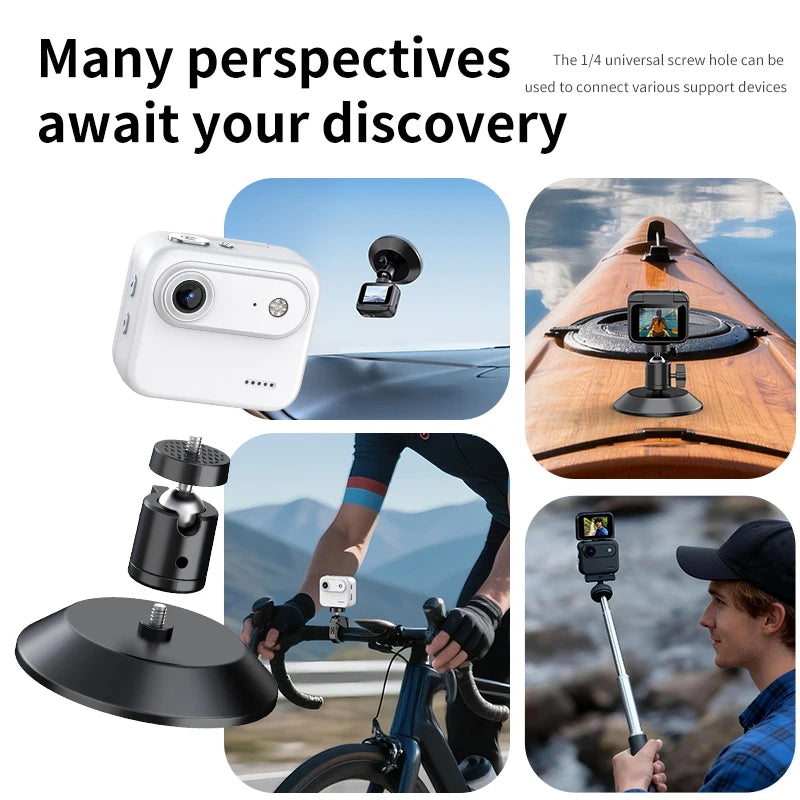 Caméra d'action Y360 à écran rabattable