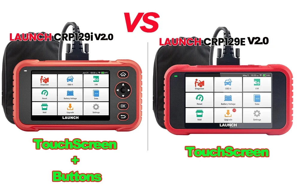 LAUNCH X431 CRP129E V2.0 OBD2 Diagnostic Scanner with 12 Resets