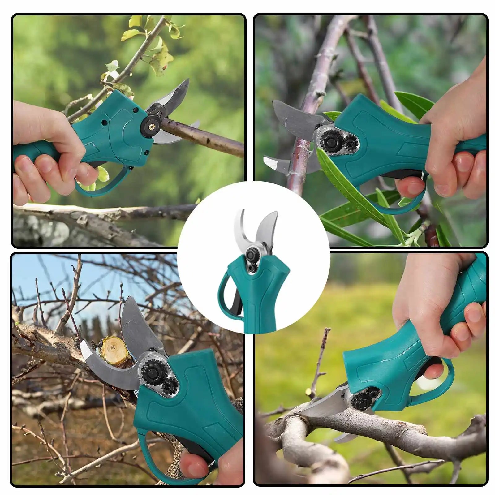 Brushless Electric Pruning Shears Garden Fruit Tree Bonsai Cordless Electric Garden Scissors Garden Tool for Makita Battery