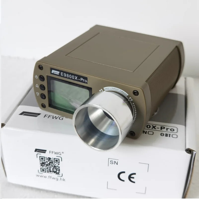 E9800X-Pro Bullet Firing Speed Chronograph LCD Chronoscope, ulepszona wersja E9800X do pomiaru prędkości