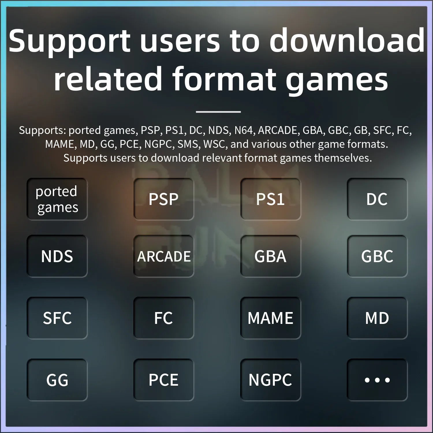 ANBERNIC RG40XX H Retro przenośna konsola do gier