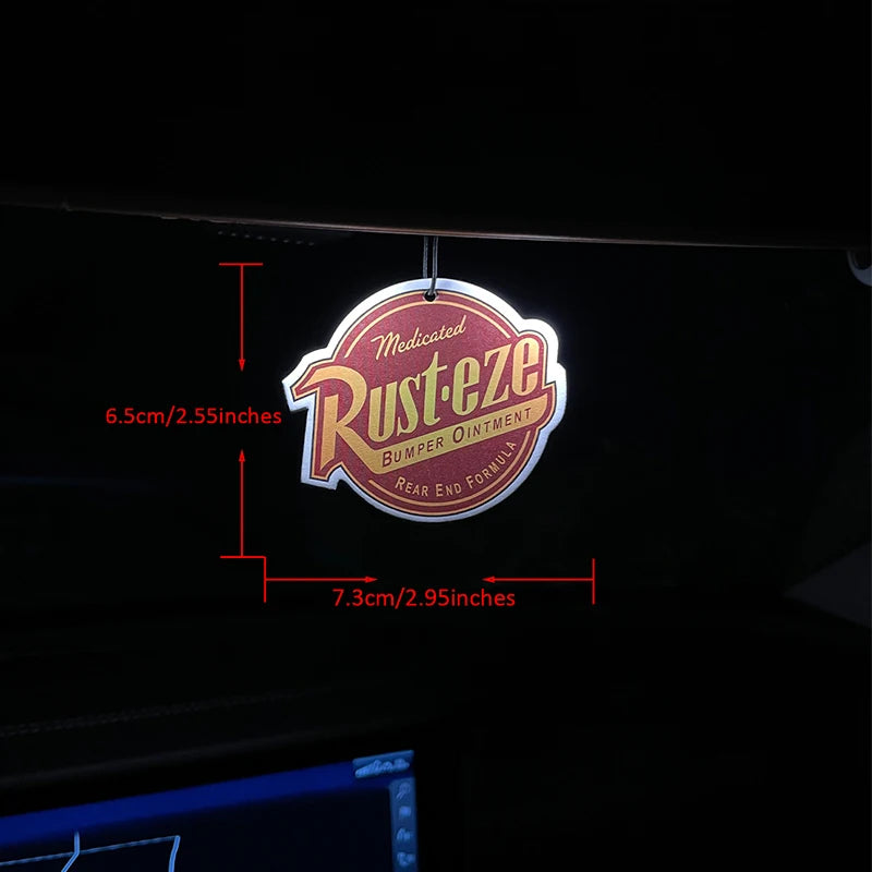 Rust eze, ambientador de coche, pendant perfume, suspensión del espejo retrovisor, fragancia de colonia