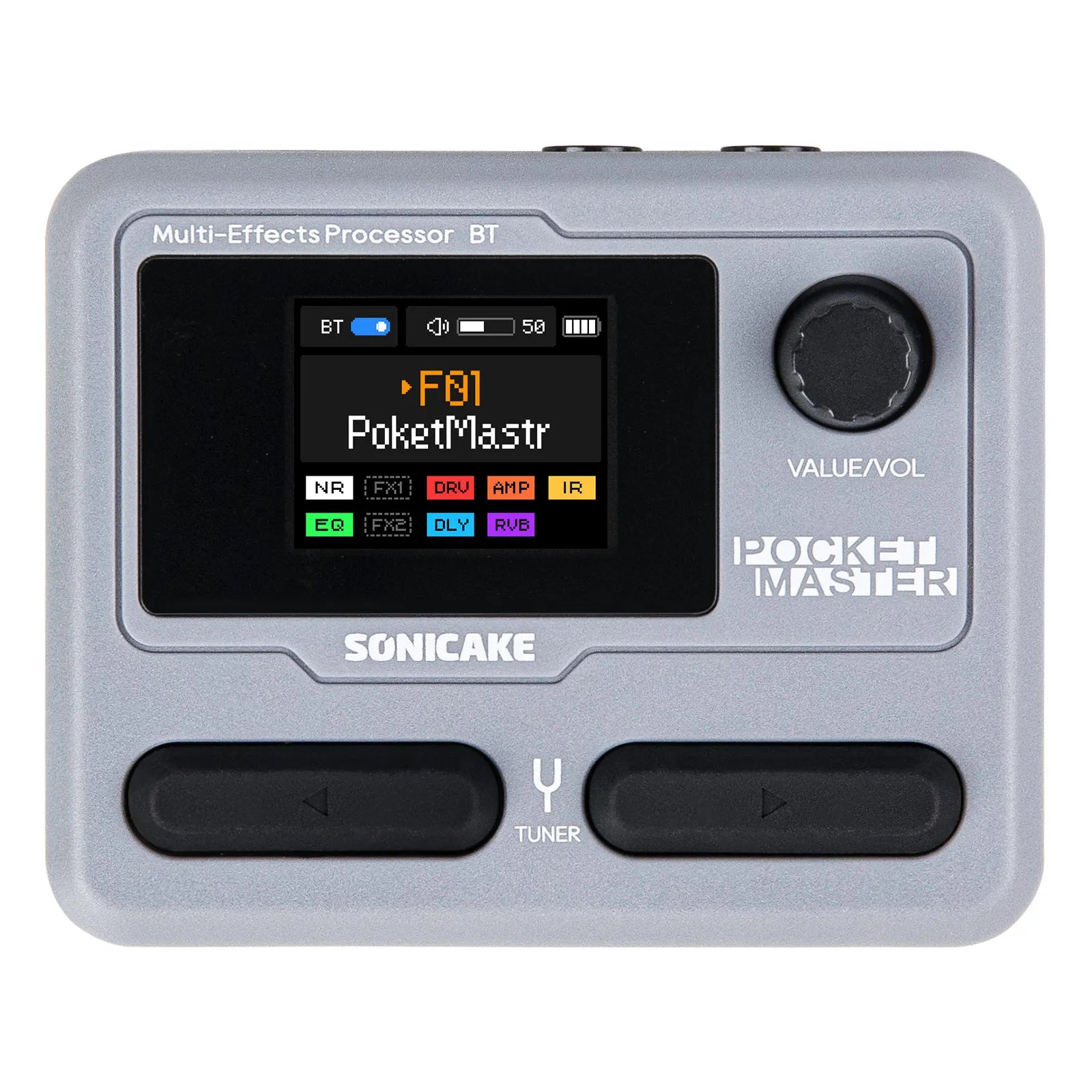 Pedală de chitară SONICAKE Pocket Master cu efecte multiple și control prin aplicație