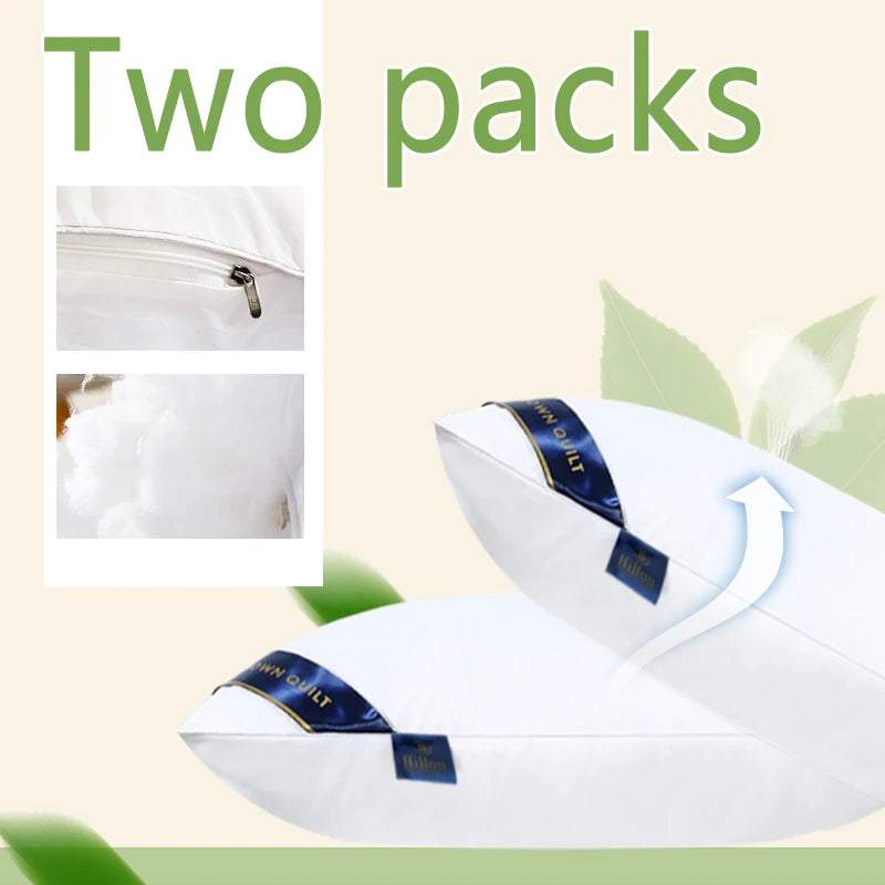 Memory Foam Cotton Pillow for Comfortable Deep Sleep Support