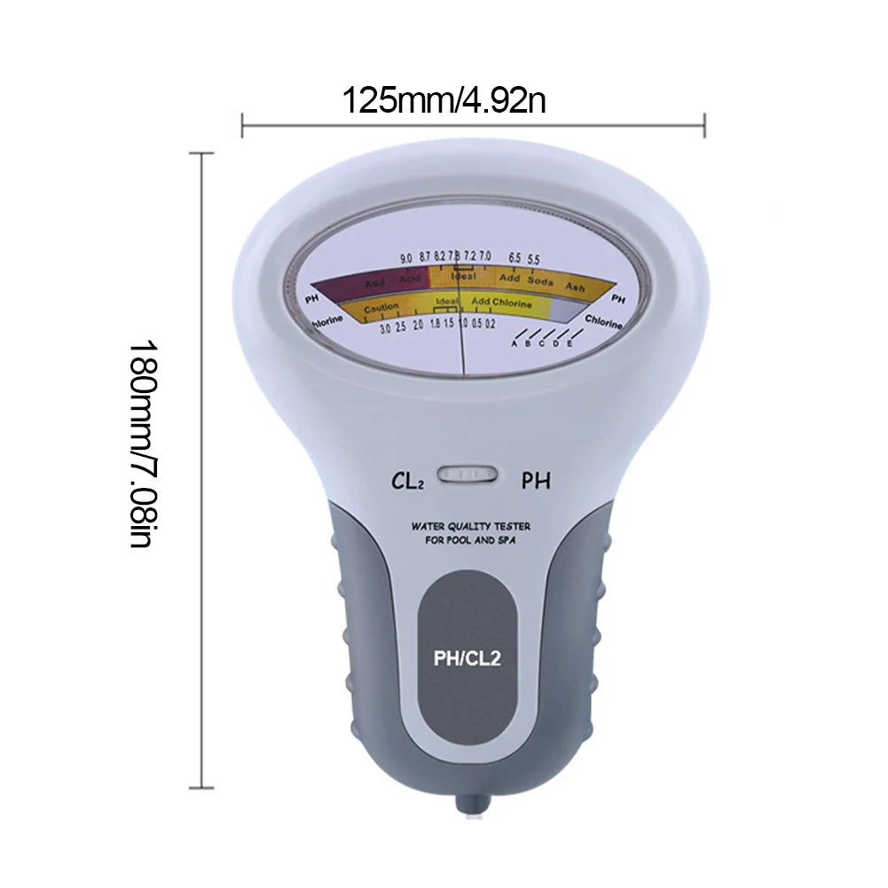 Pool pH and Chlorine Probe Tester
