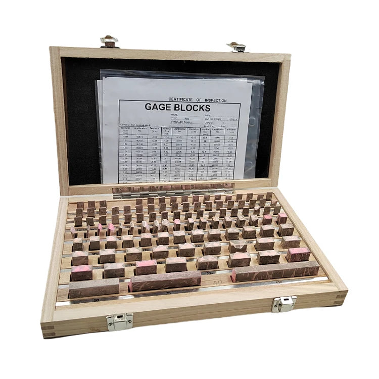 32-Piece Steel Gauge Block Set - Grade Options