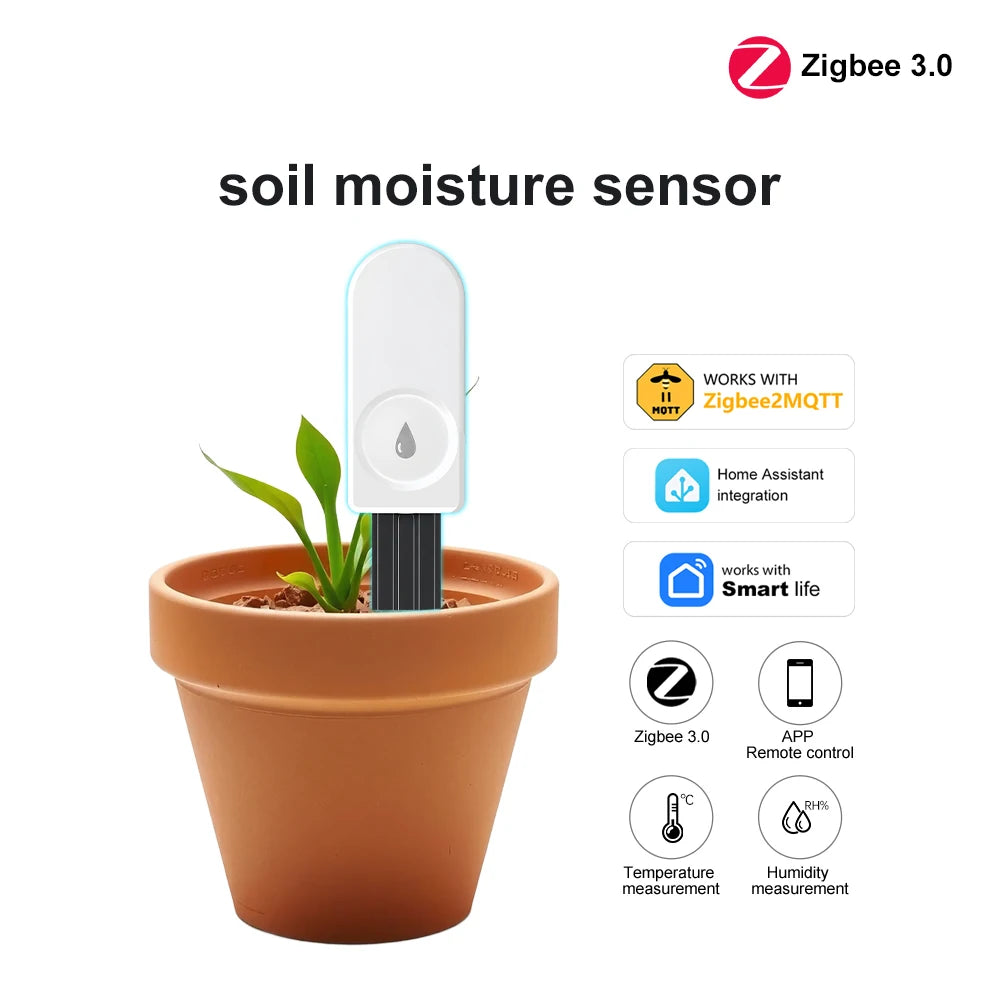 Zigbee Soil Moisture Sensor for Zigbee2MQTT