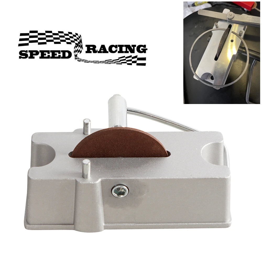 Manual Piston Ring Filer with 120-Grit Grinding Wheel