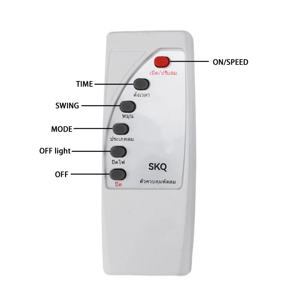 Electric Fan Control Board with Infrared Remote