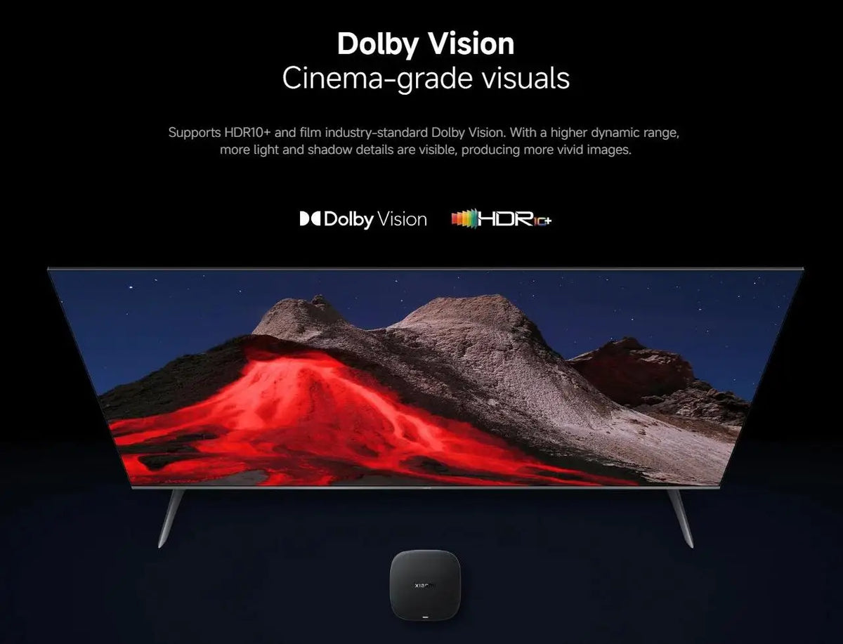 New Xiaomi TV Box S 3. generacija, pametni Android TV box 4K UHD media player, Dolby Vision HDR10+ Google Assistant Google TV set-top box