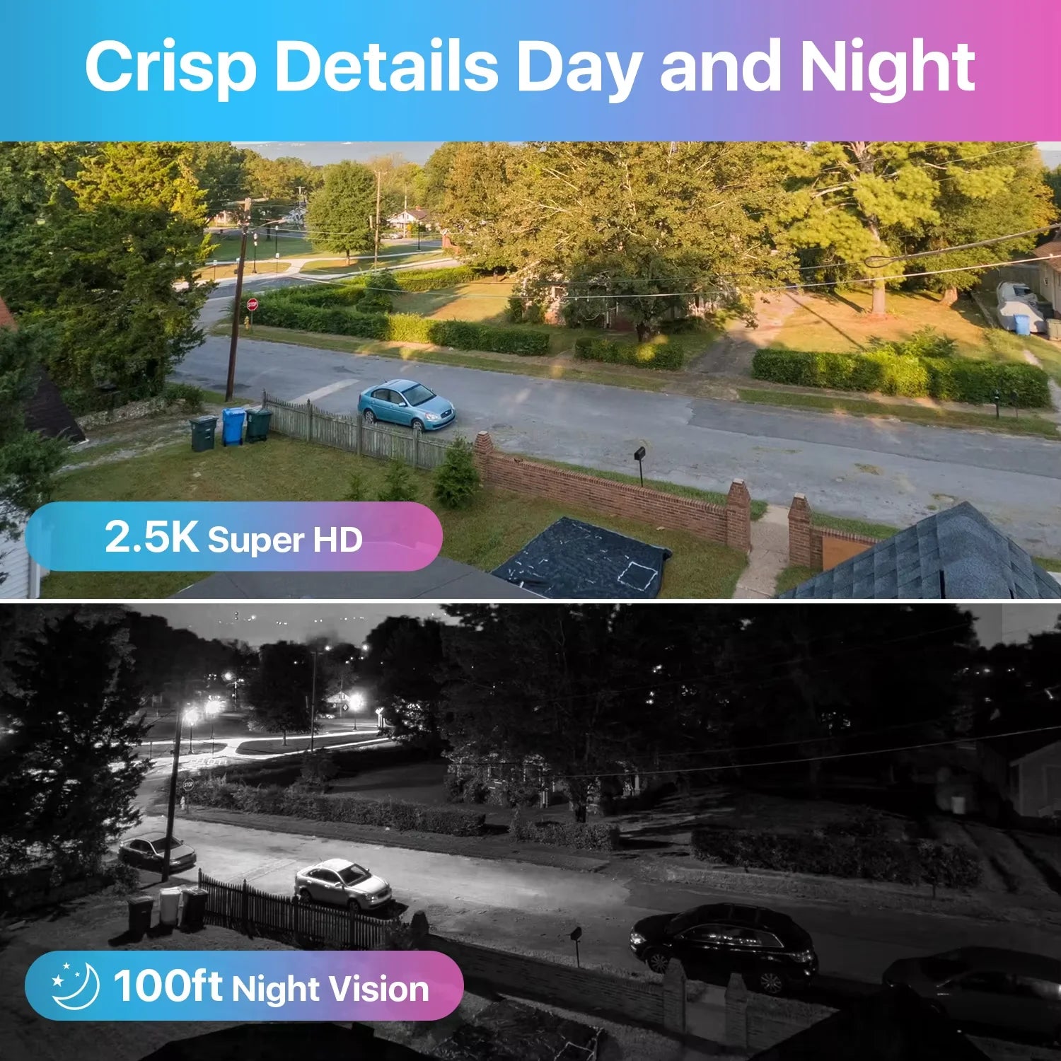 ZOSI 4MP PoE Outdoor Security Camera System with 8CH NVR