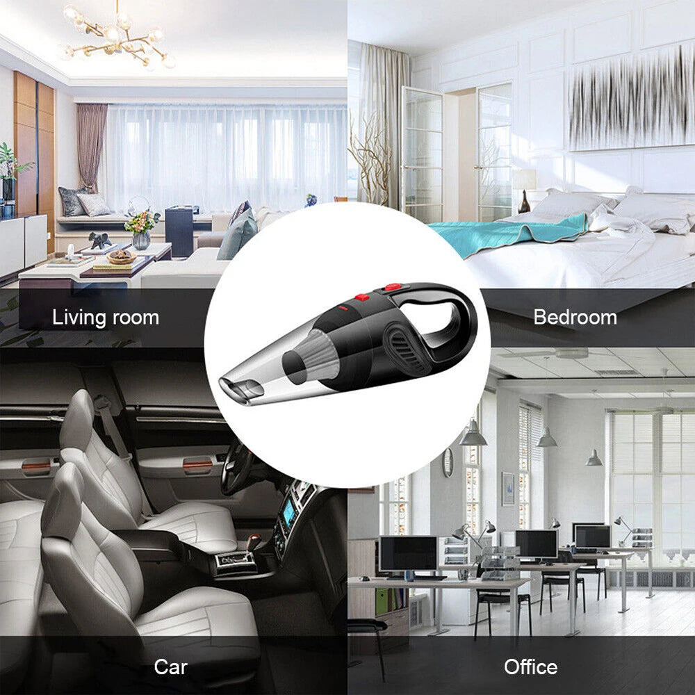 Cordless Handheld Car Vacuum Cleaner, Wet and Dry 120W