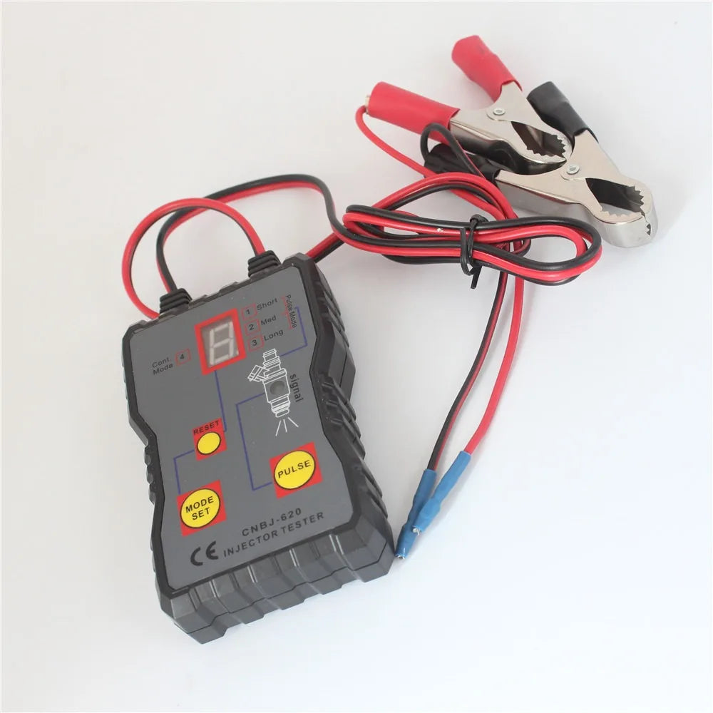 Newest Fuel System Scan Tool Automotive Cleaning Tool Kit Injector Flush Cleaner Car Fuel Injector Tester Portable 4 Pluse Mode